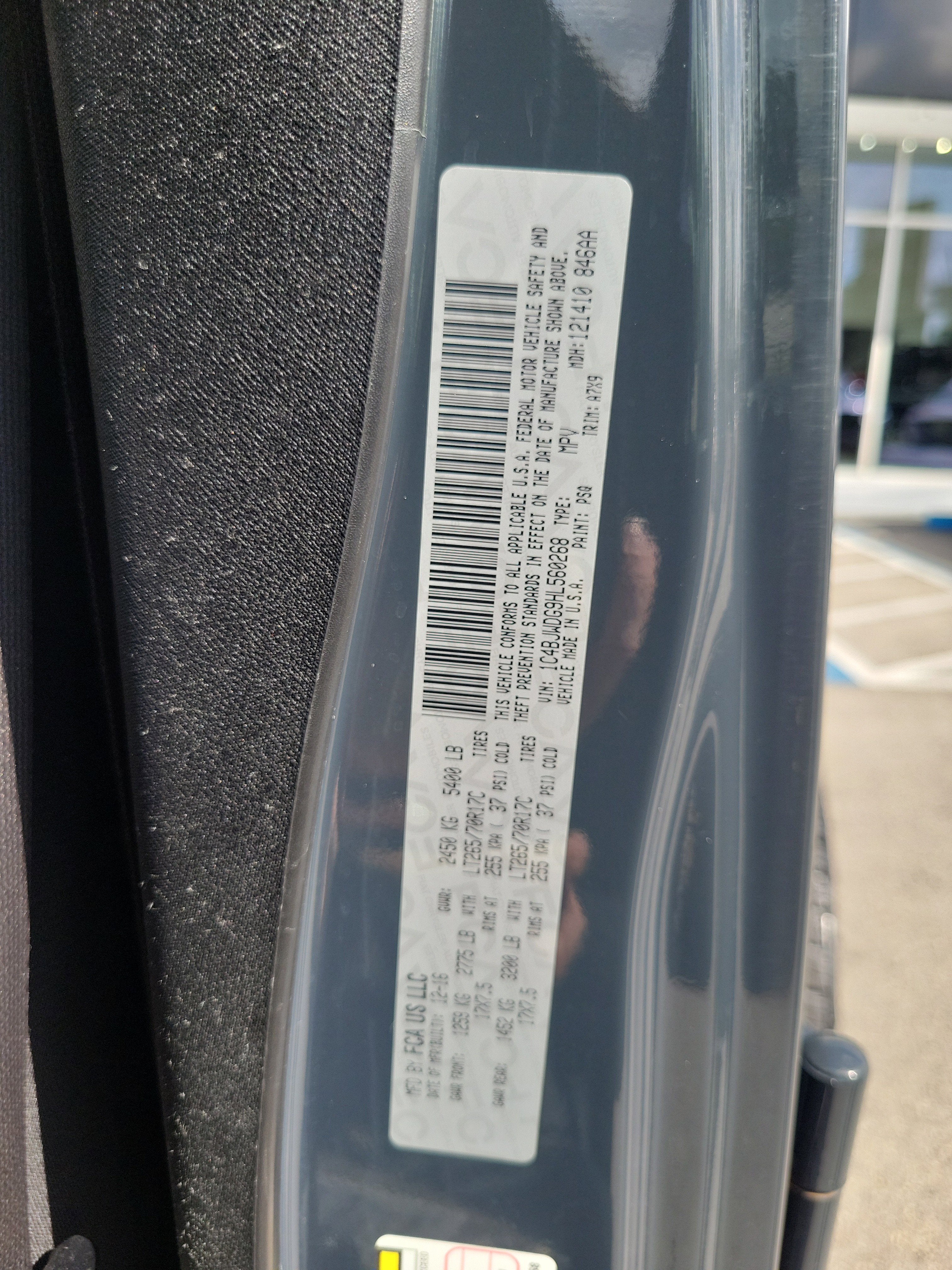 2017 Jeep Wrangler Unlimited Sport