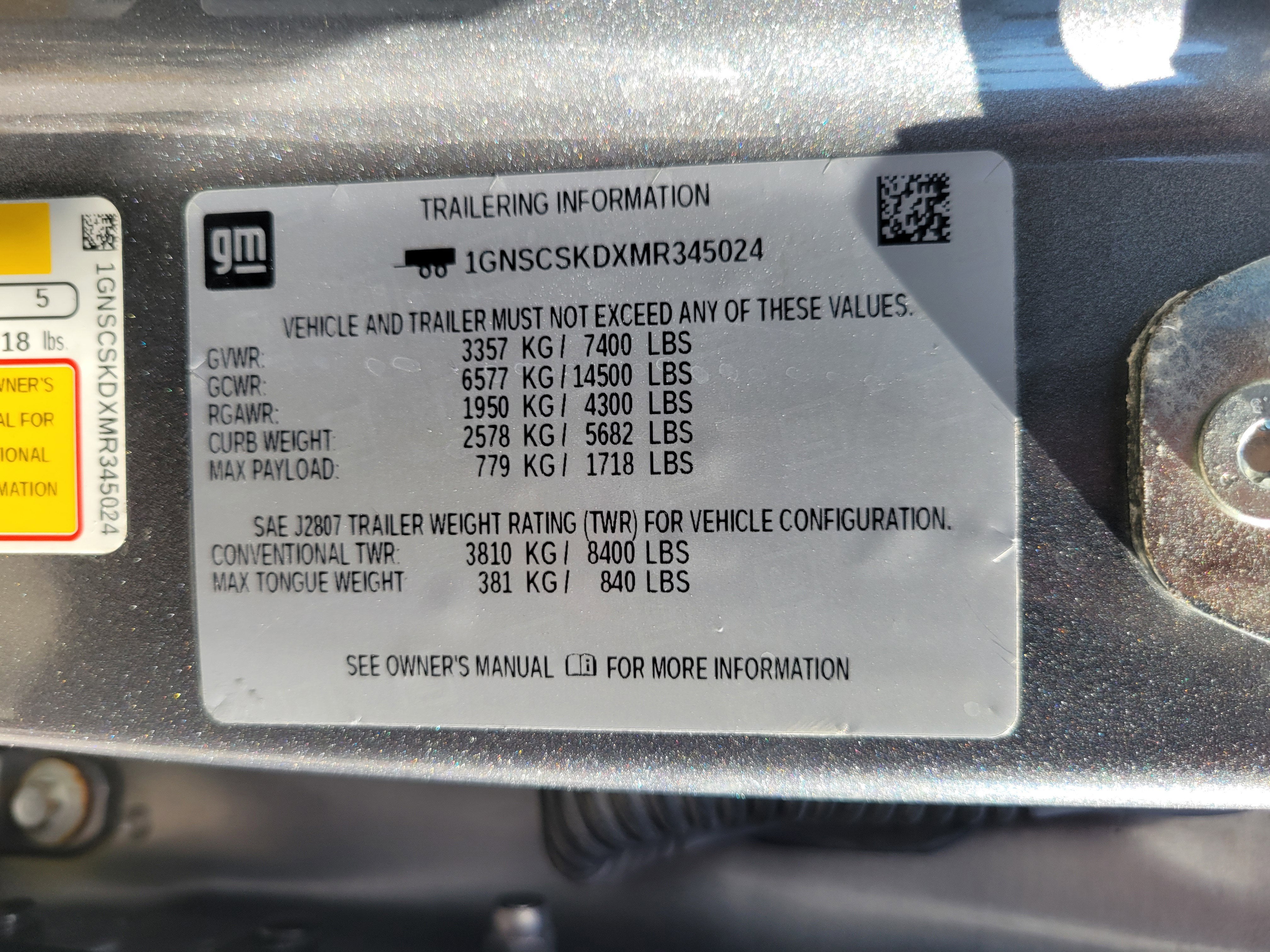 2021 Chevrolet Tahoe Premier