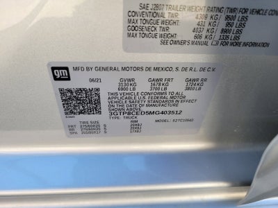 2021 GMC Sierra 1500 Elevation