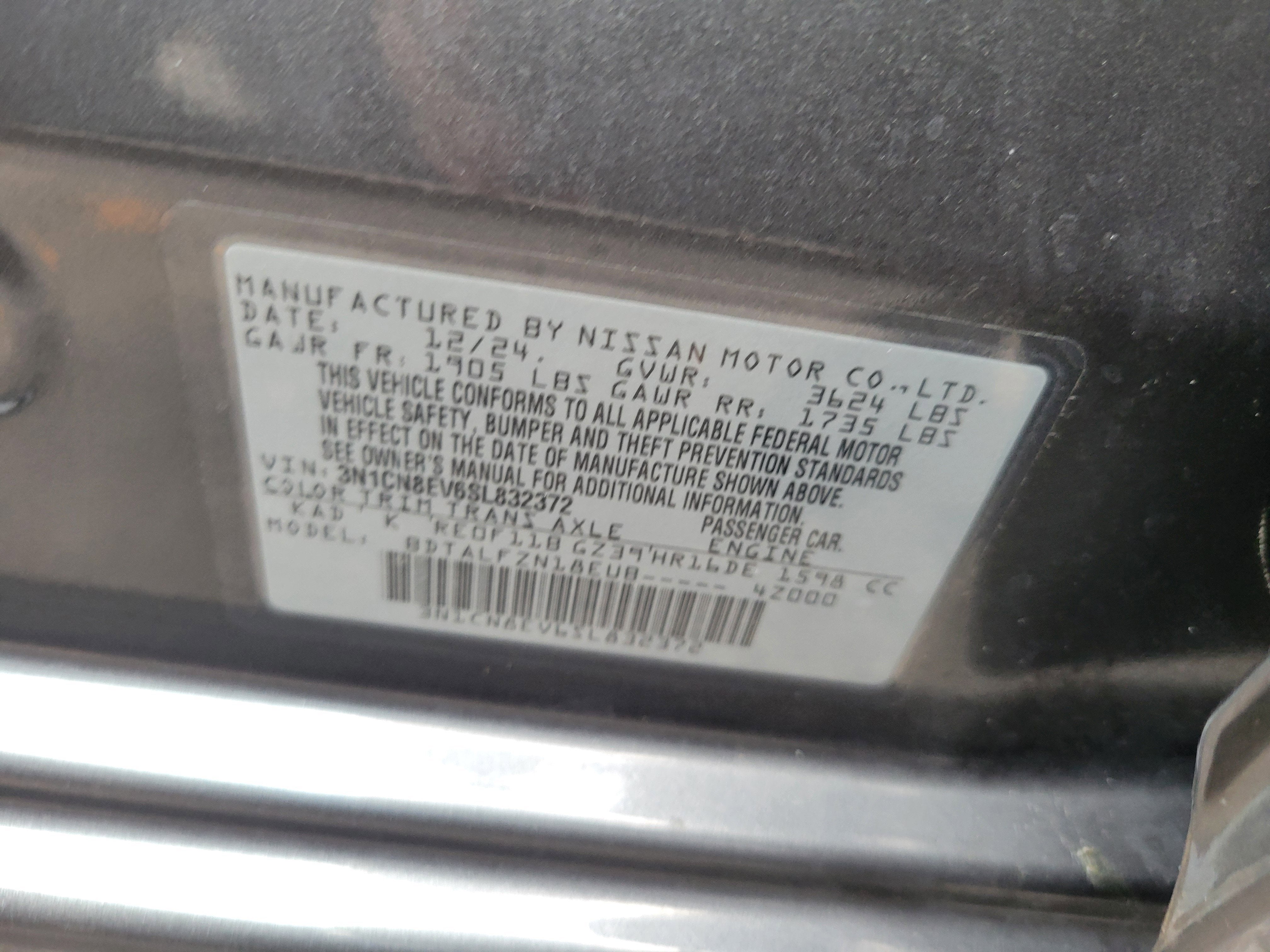 2025 Nissan Versa SV