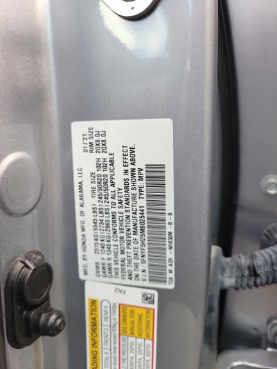 2021 Honda Pilot Special Edition