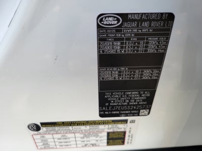 2025 Land Rover Defender S