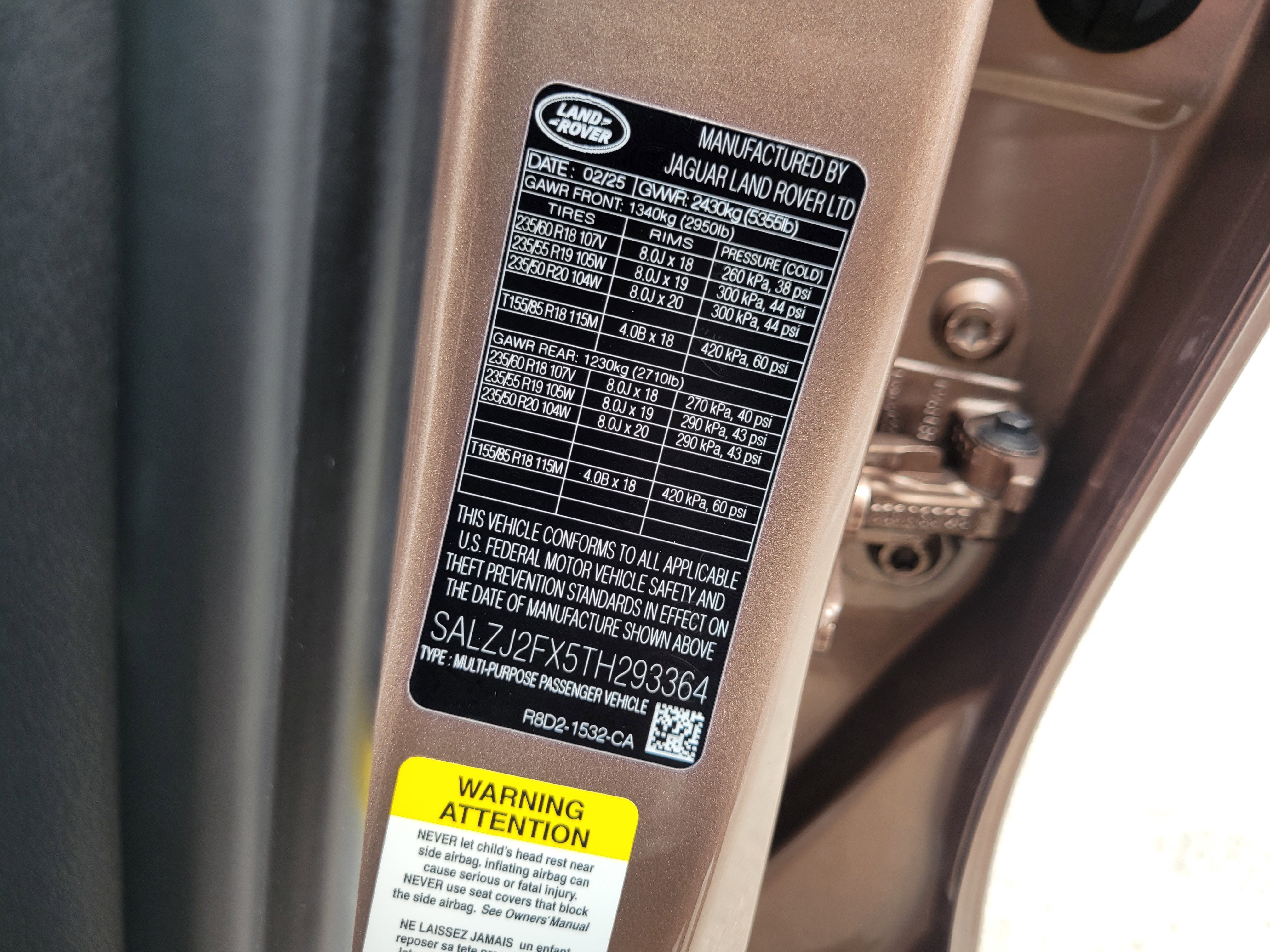 2026 Land Rover Range Rover Evoque Core S