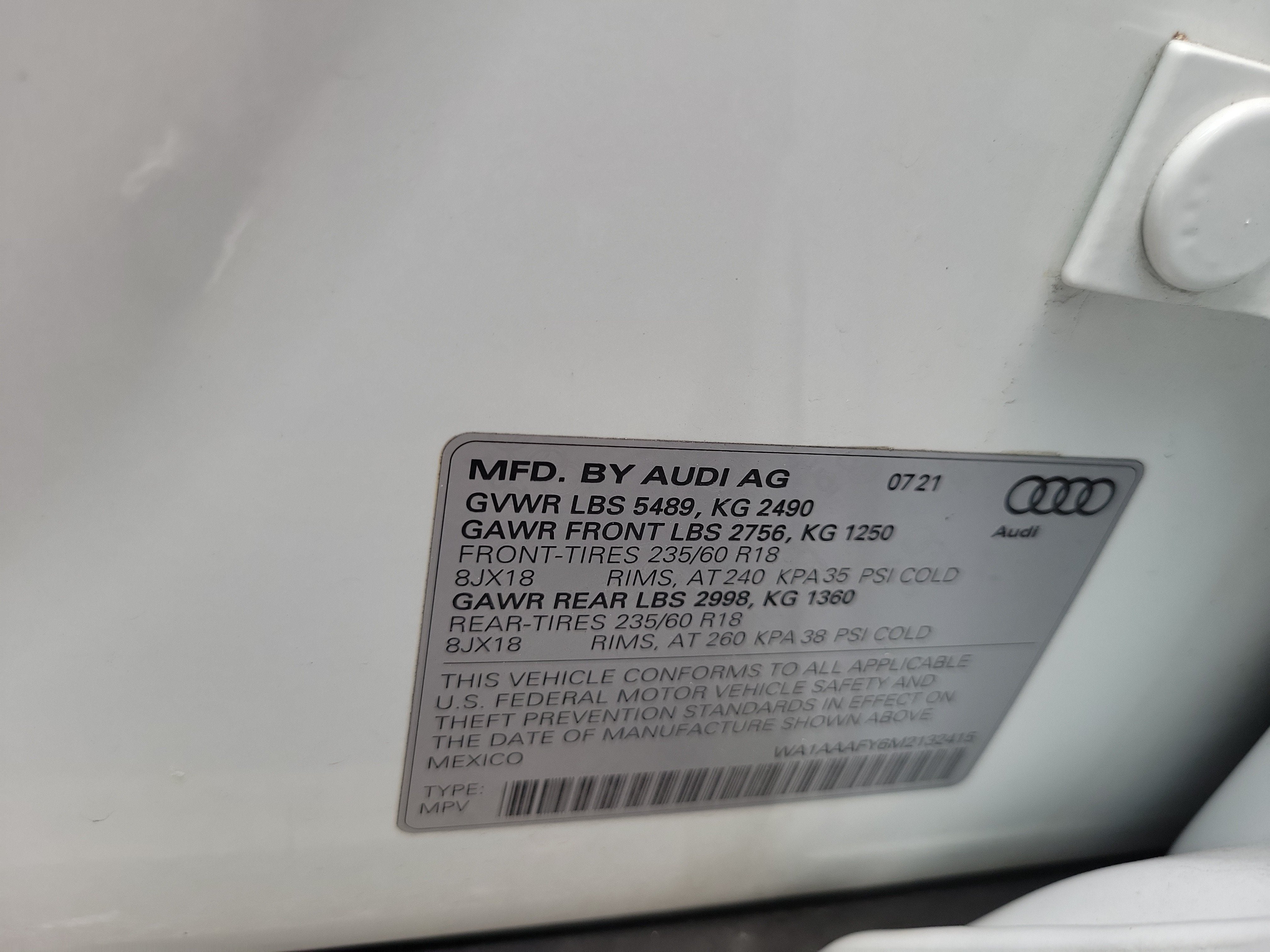2021 Audi Q5 Premium
