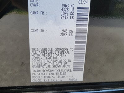 2024 Nissan Altima 2.5 SR