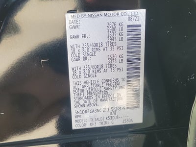 2022 Nissan Pathfinder SL