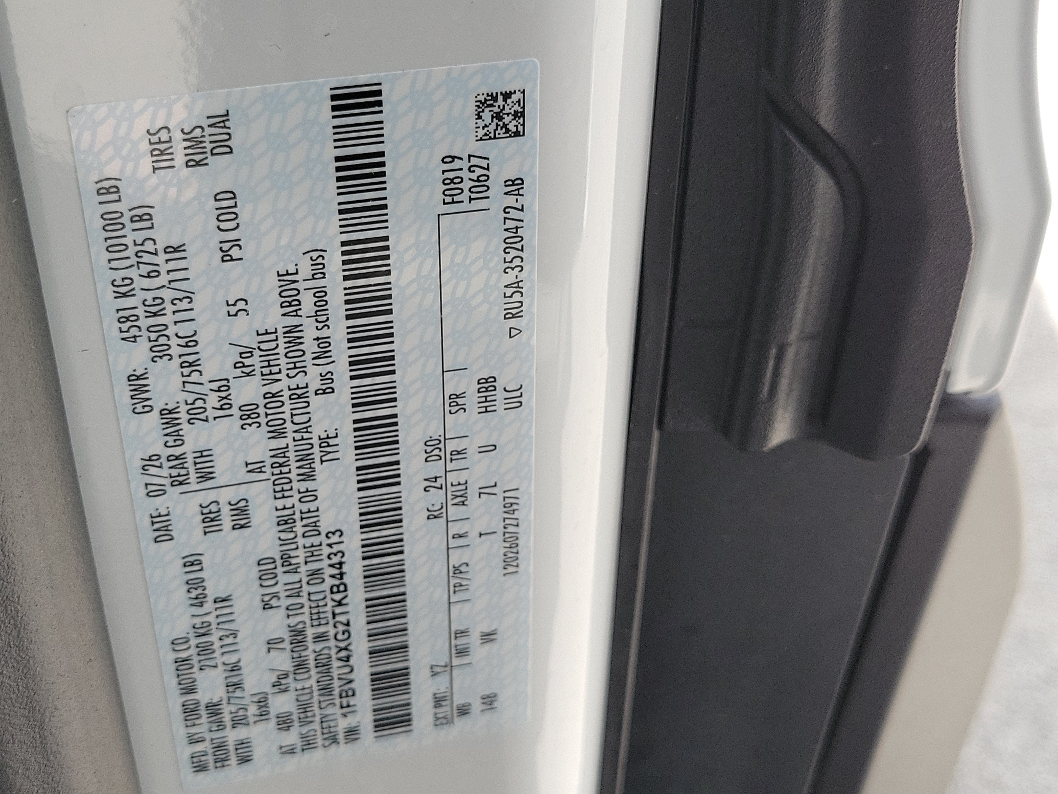 2026 Ford Transit Passenger Wagon Passenger Van XL
