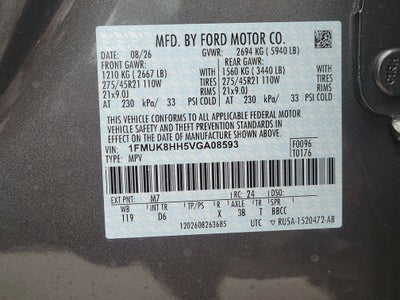 2027 Ford Explorer Platinum