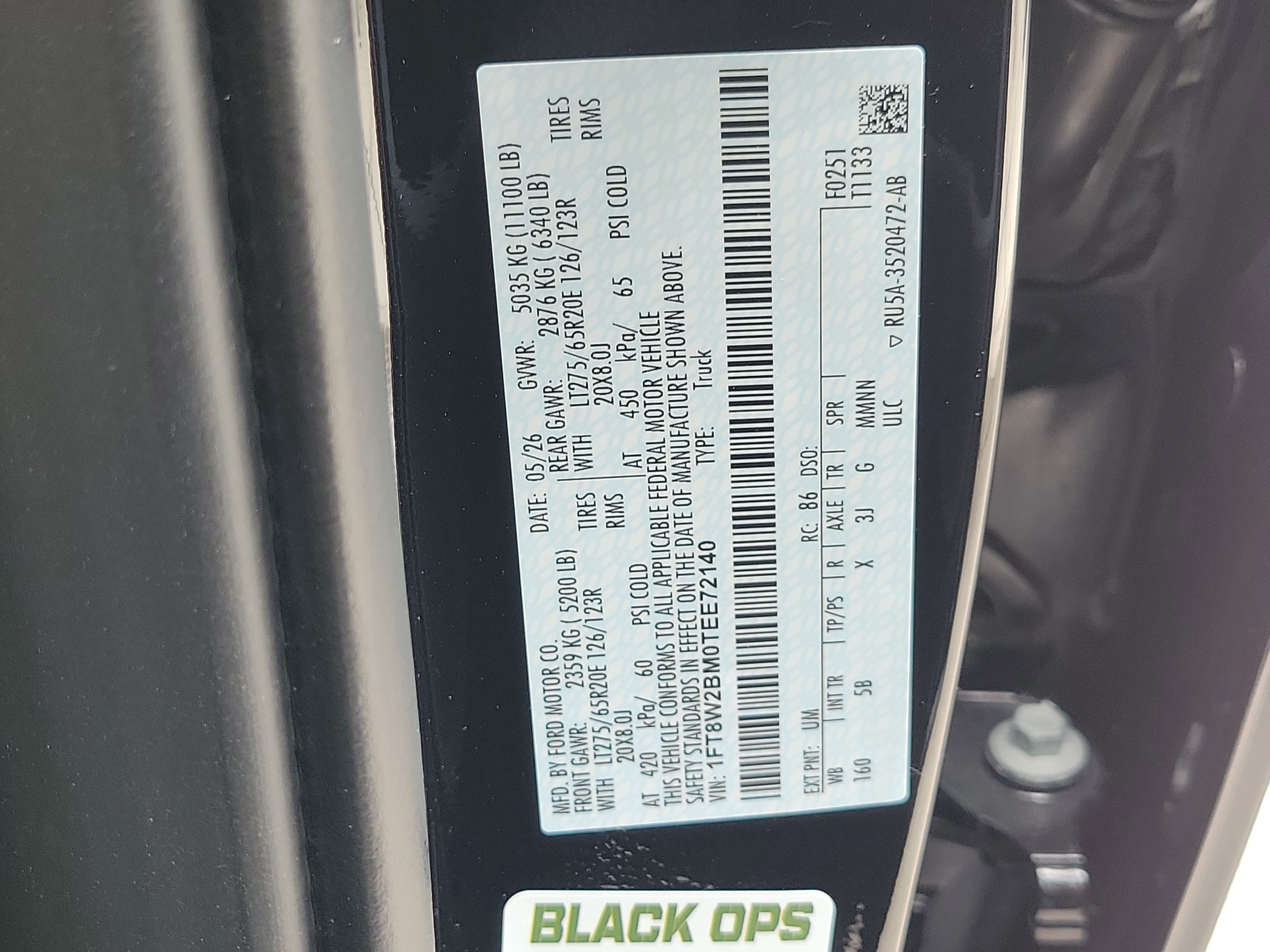 2026 Ford Super Duty F-250 SRW Black Ops