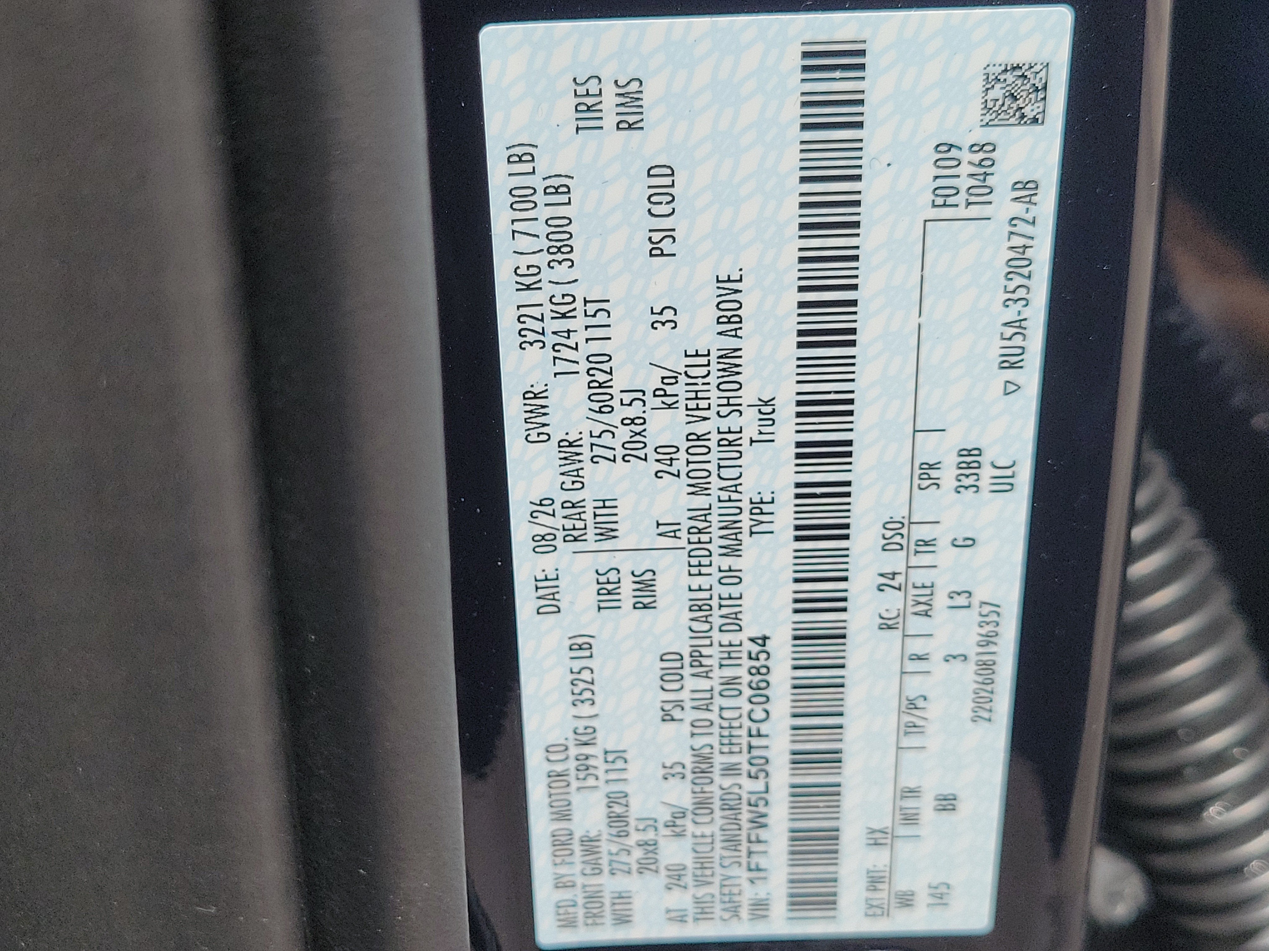 2026 Ford F-150 LARIAT