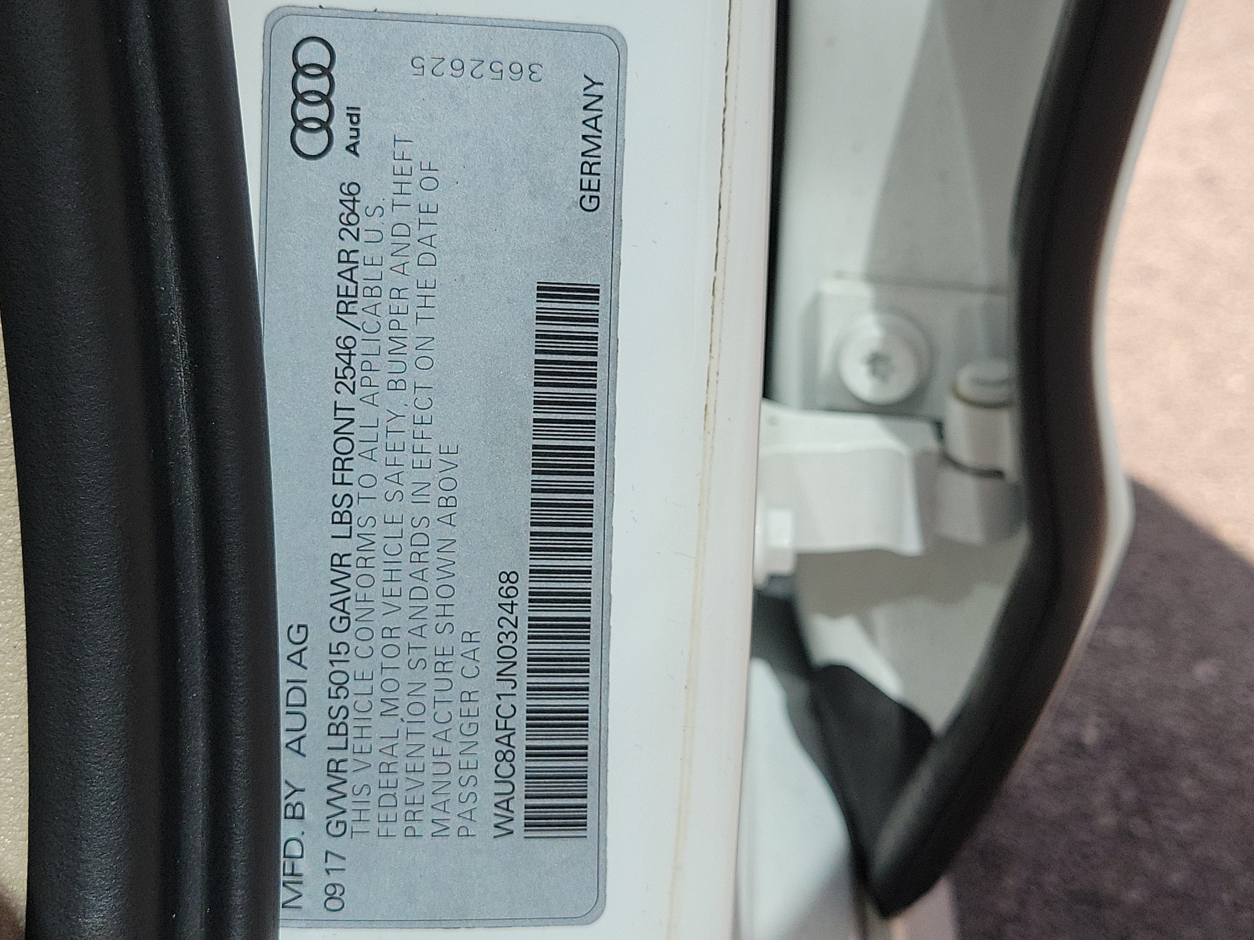 2018 Audi A6 Premium