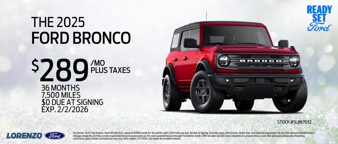 The 2025 Ford Bronco