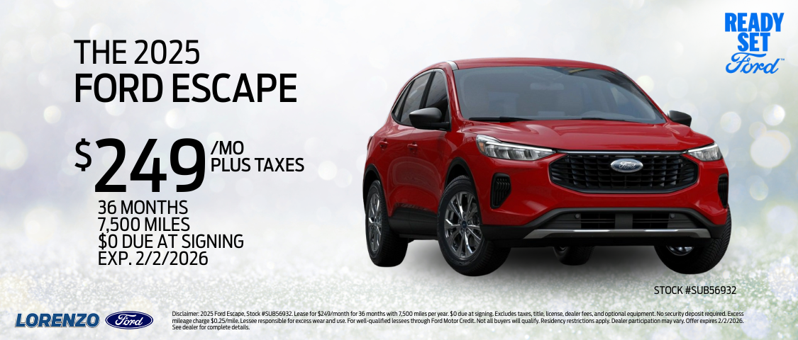 The 2025 Ford Escape