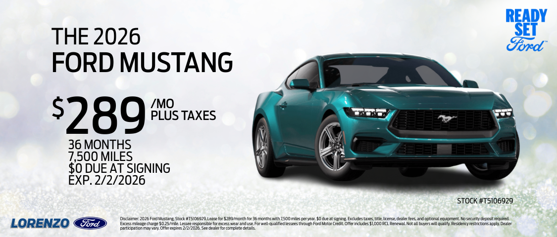 The 2026 Ford Mustang