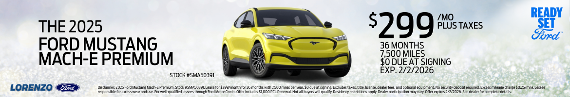 The 2025 Ford Mustang Mach-E Premium