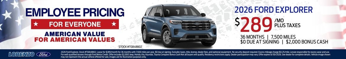 2026 Ford Explorer