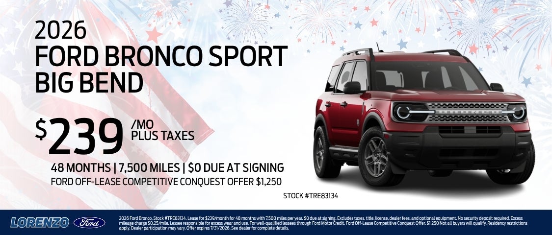 2026 Ford Bronco Sport