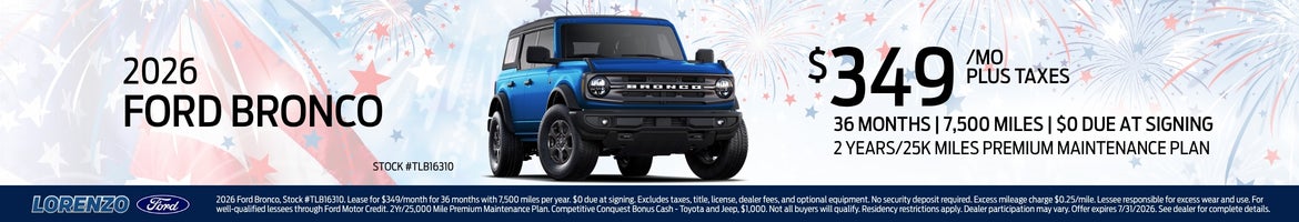 2026 Ford Bronco