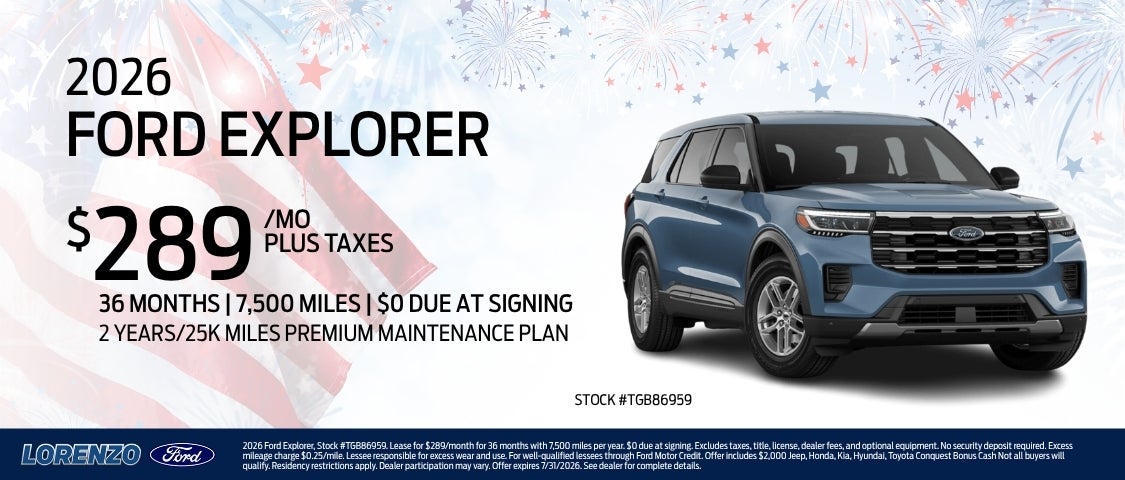 2026 Ford Explorer