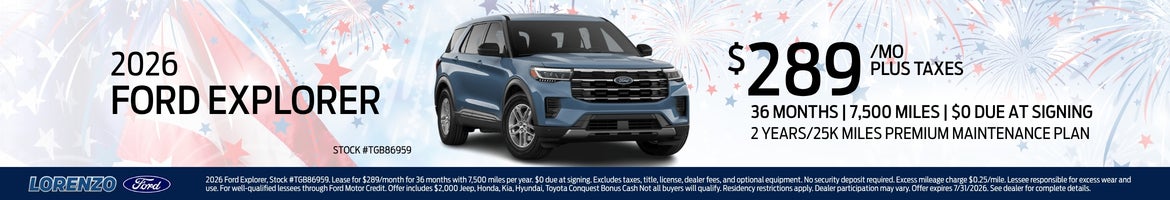 2026 Ford Explorer