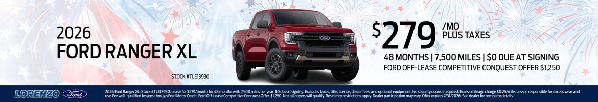 2026 Ford Ranger