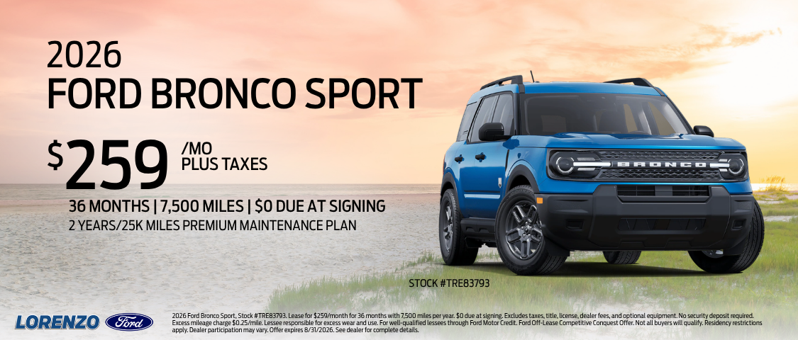 2026 Ford Bronco Sport