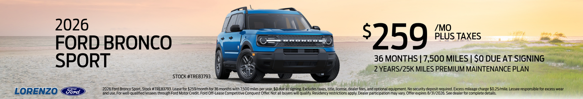 2026 Ford Bronco Sport