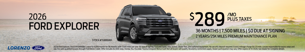2026 Ford Explorer