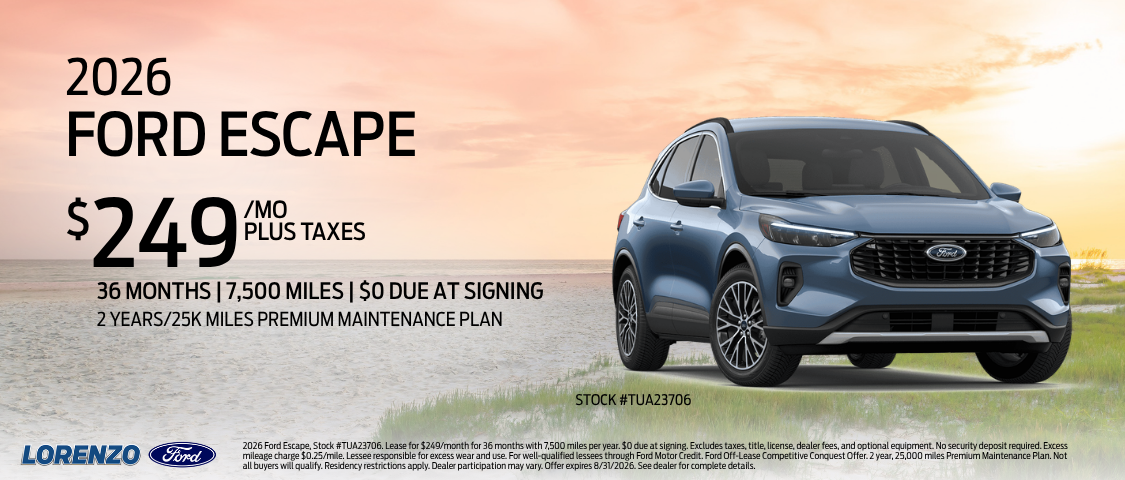 2026 Ford Escape