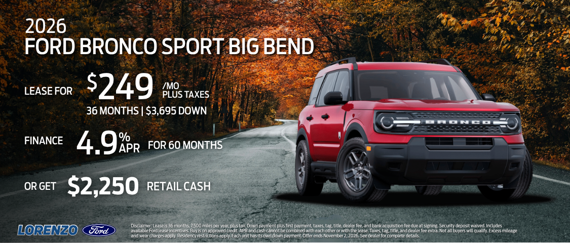  Bronco Sport 