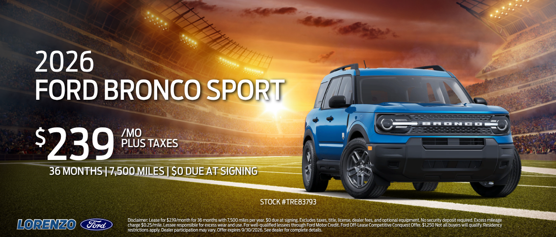 2026 Ford Bronco Sport