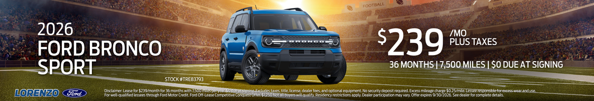 2026 Ford Bronco Sport