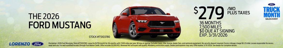 Mustang March Offer
