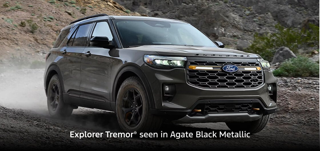 Explorer Tremor seen in Agate Black Metallic