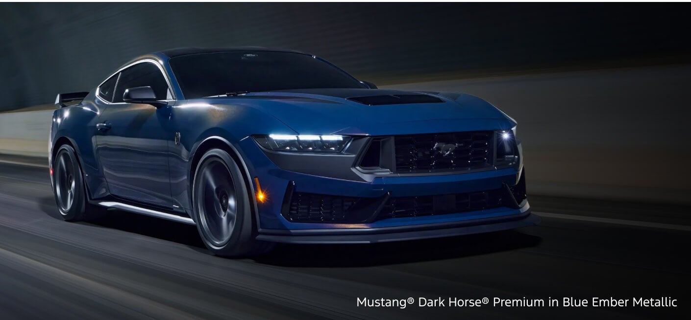 2026 Ford Mustang Dark Horse in Blue Ember
