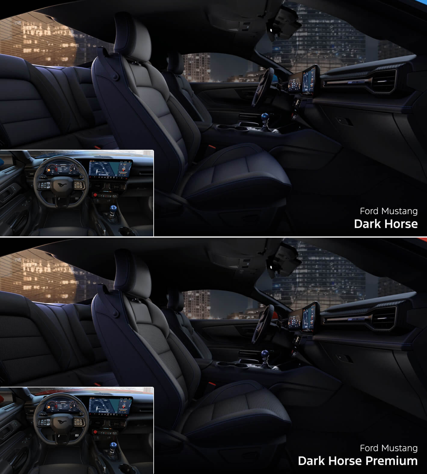 Inside the 2025 Ford Mustang Dark Horse