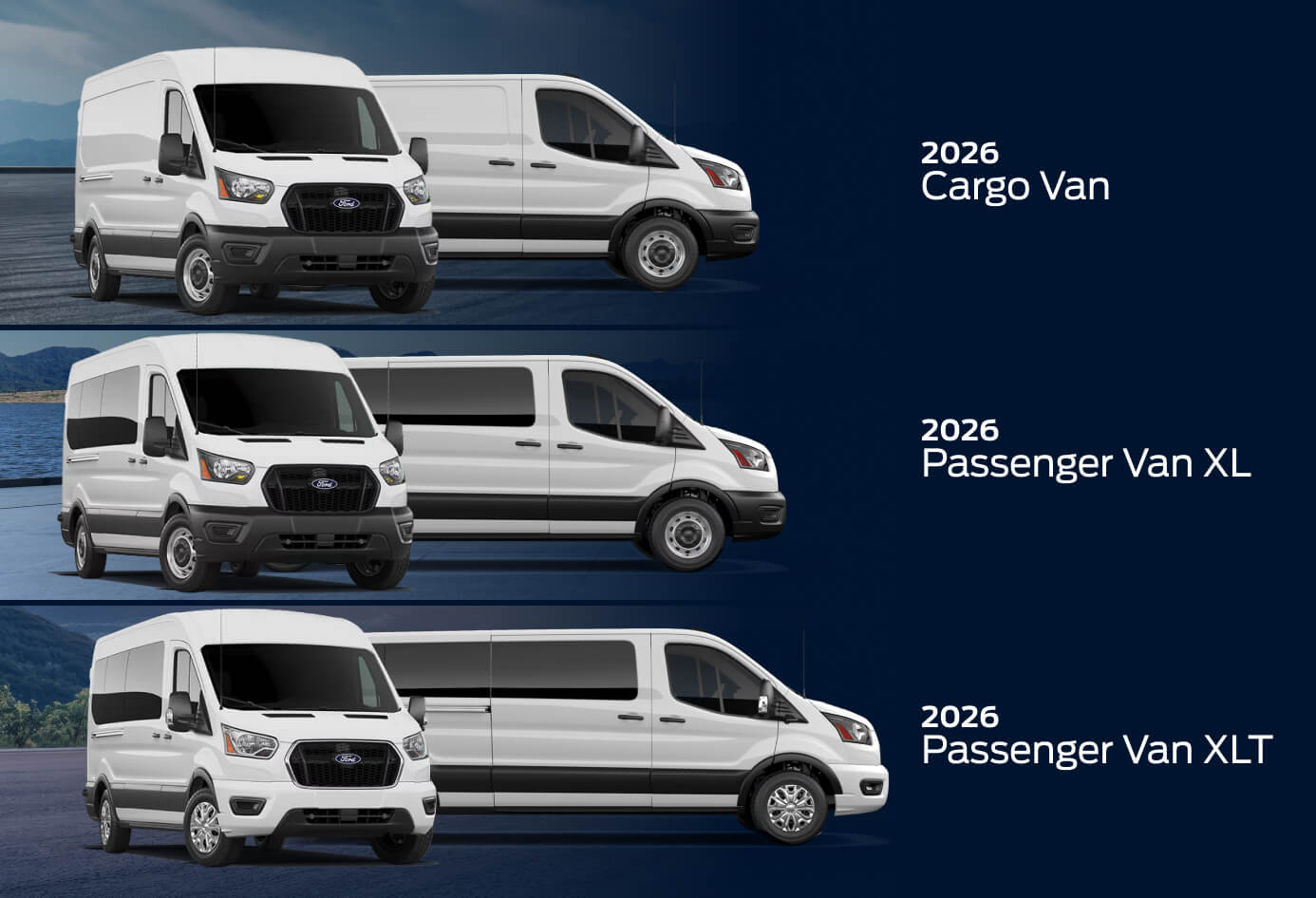 Trim Levels of Ford Passenger Vans