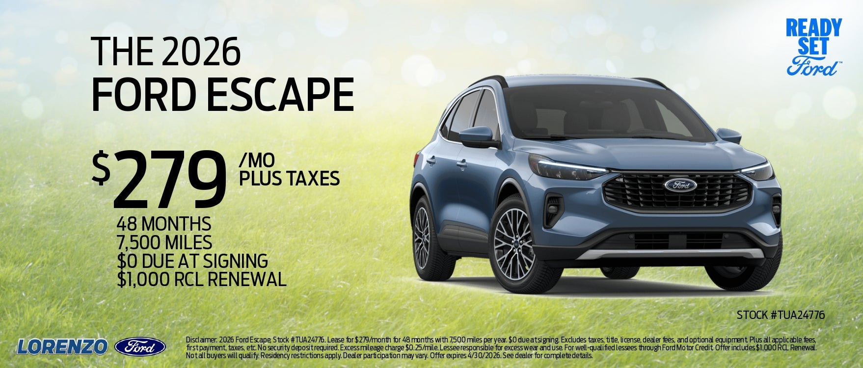 The 2026 Ford Escape