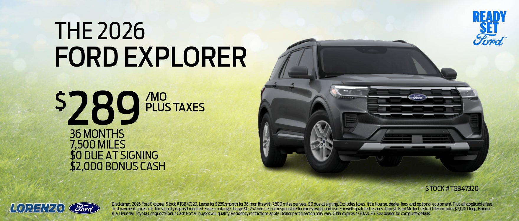 The 2026 Ford Explorer