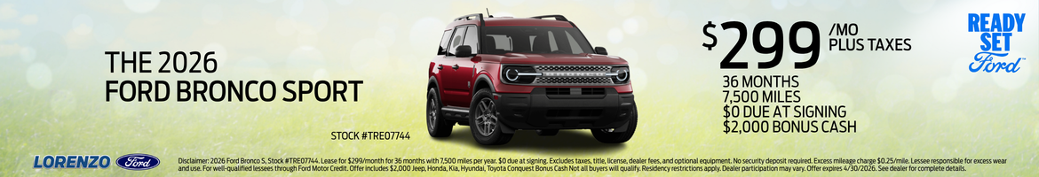 The 2026 Ford Bronco Sport