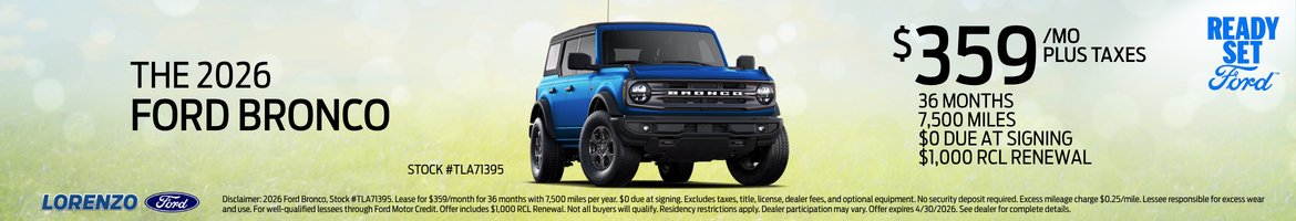 The 2026 Ford Bronco