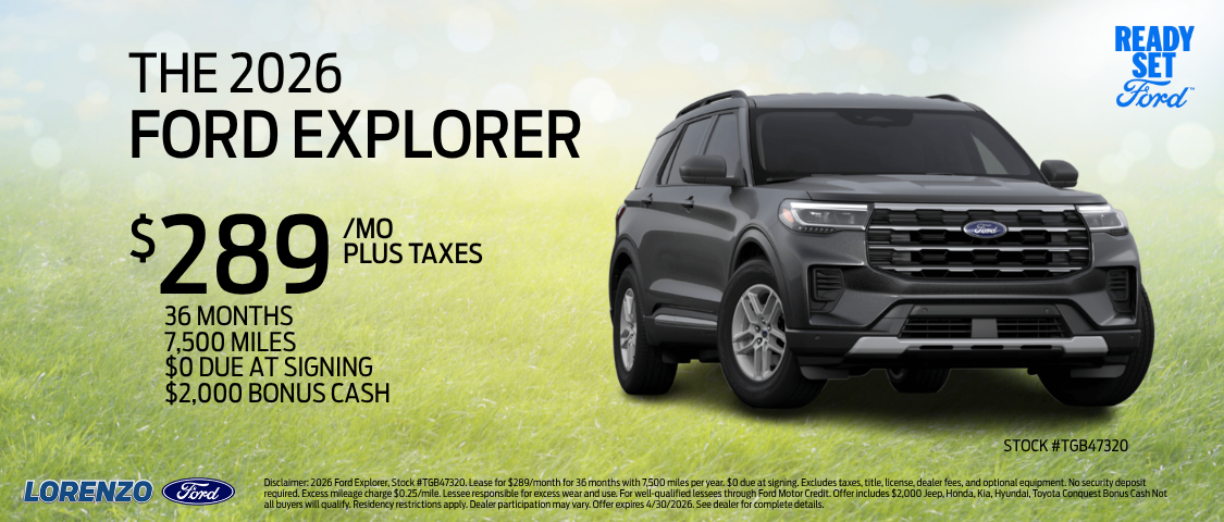 The 2026 Ford Explorer