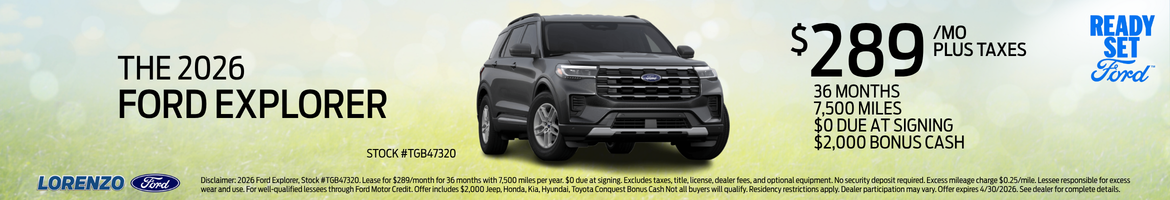 The 2026 Ford Explorer