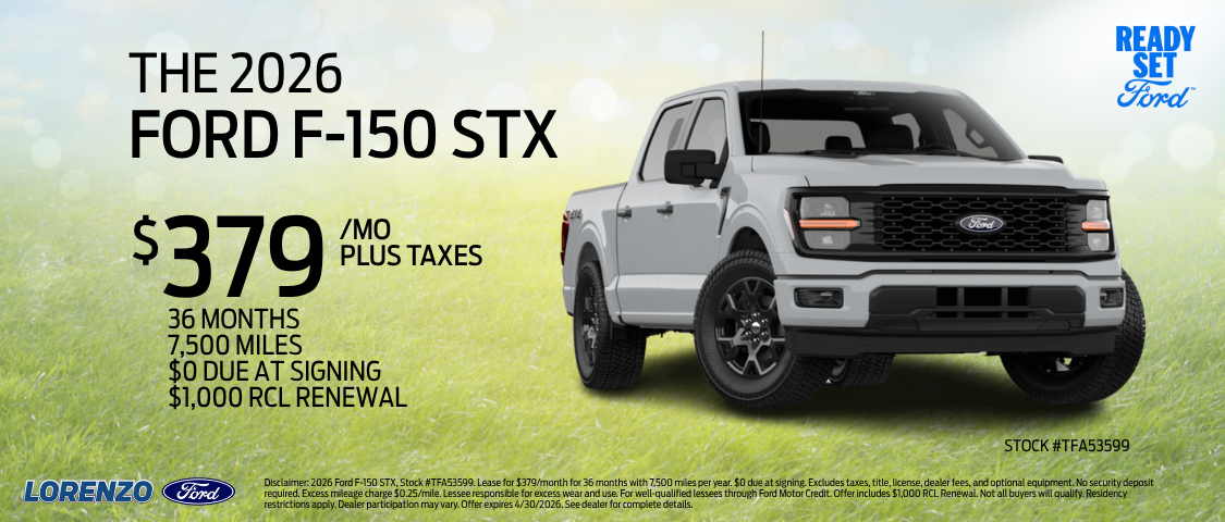The 2026 Ford F-150 STX