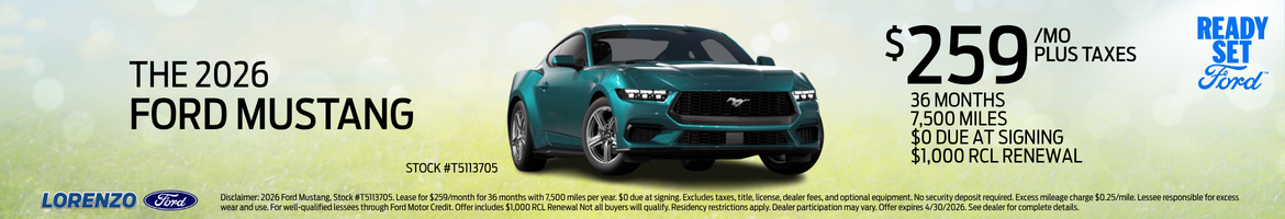 The 2026 Ford Mustang