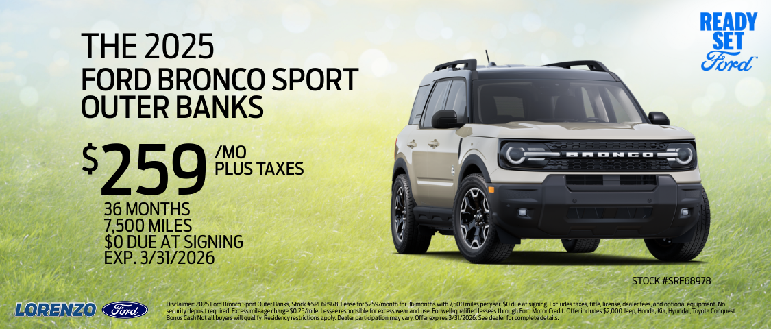 2025 FORD BRONCO SPORT