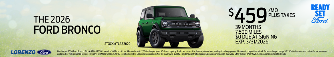 2026 FORD BRONCO