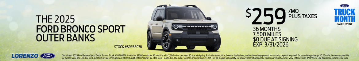 2025 FORD BRONCO SPORT