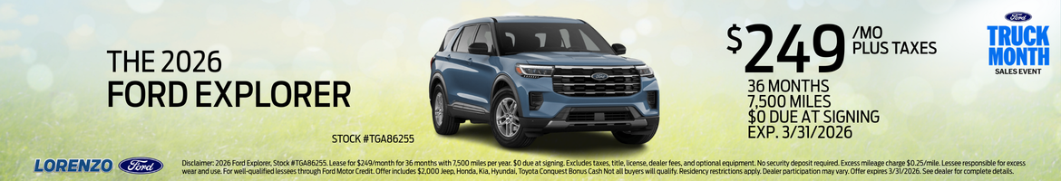 2026 FORD EXPLORER
