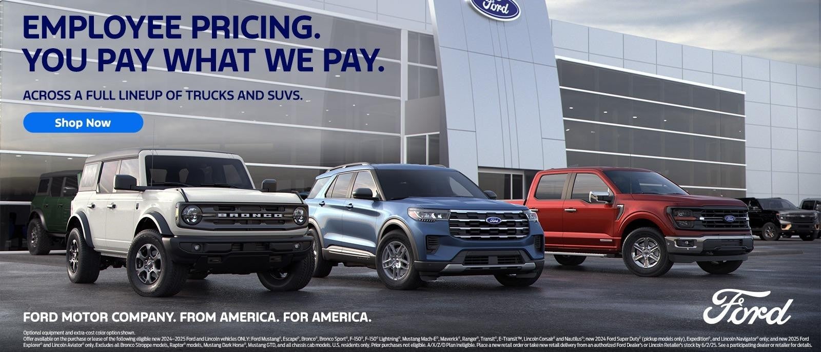 Employee pricing at Lorenzo Ford in Homestead FL